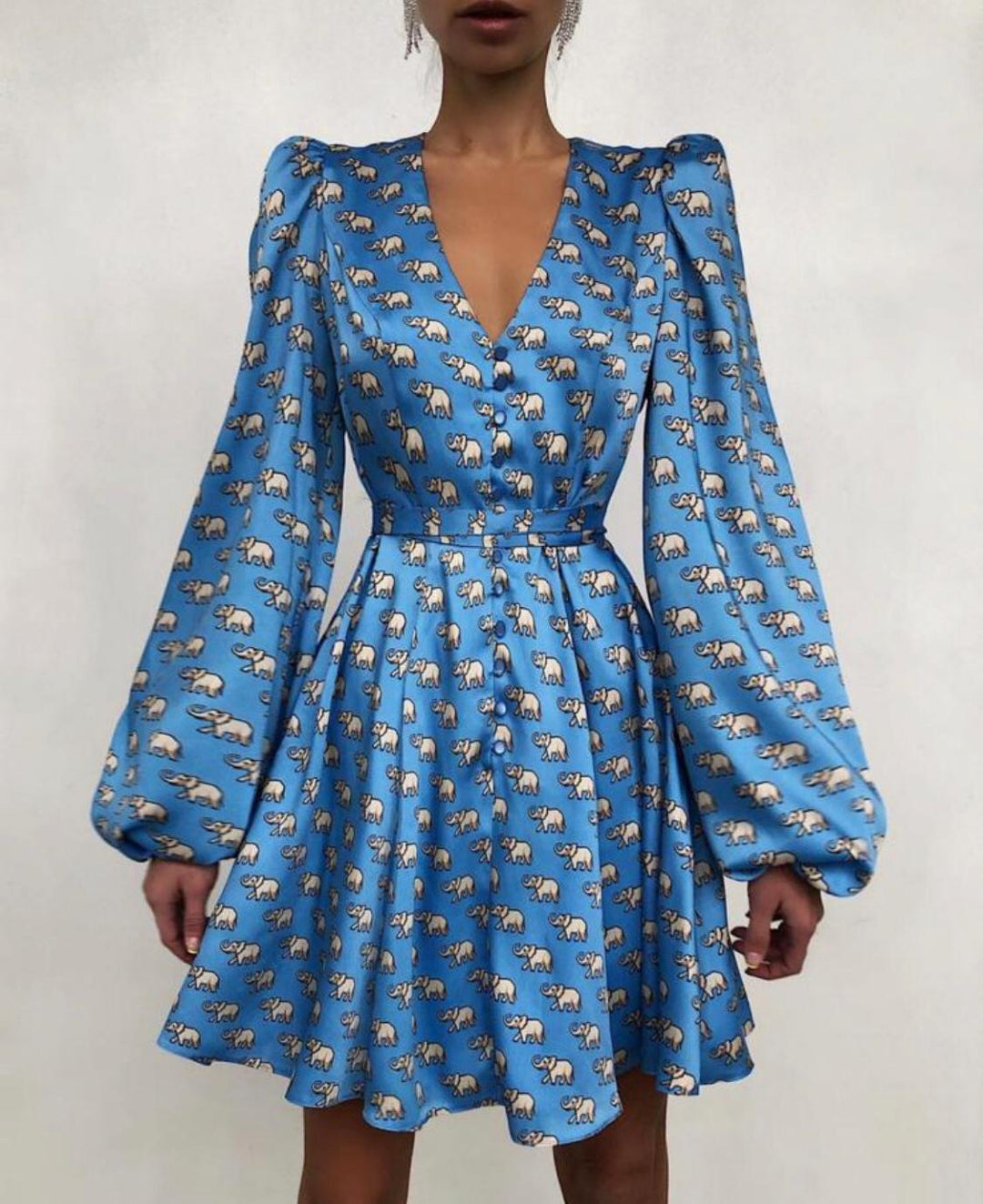 Elephant Print Dress