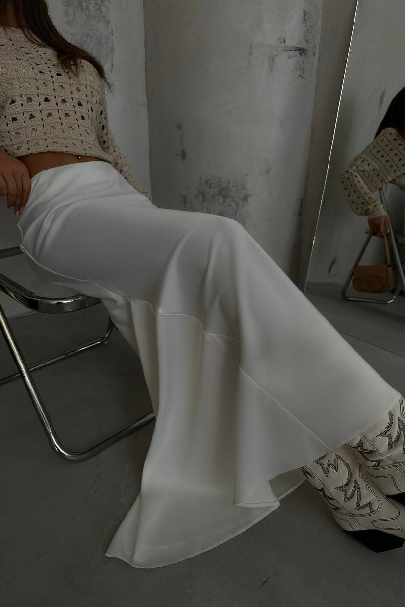 Maxi Satin Skirt
