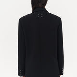 Double-Button Slit Back Blazer