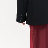 Double-Button Slit Back Blazer