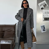 The Raven Herringbone Coat