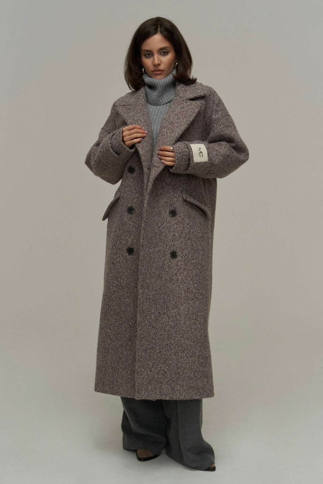 Piral Mulle Collection Oversize Brown Coat
