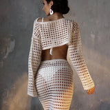 Bali Crochet Set Beige