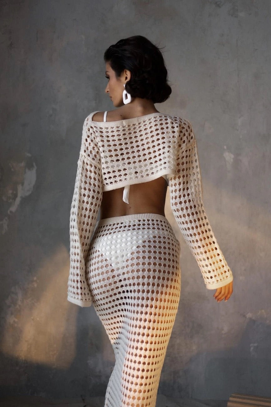 Bali Crochet Set Beige