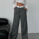 Bella Pants Mixed Gray