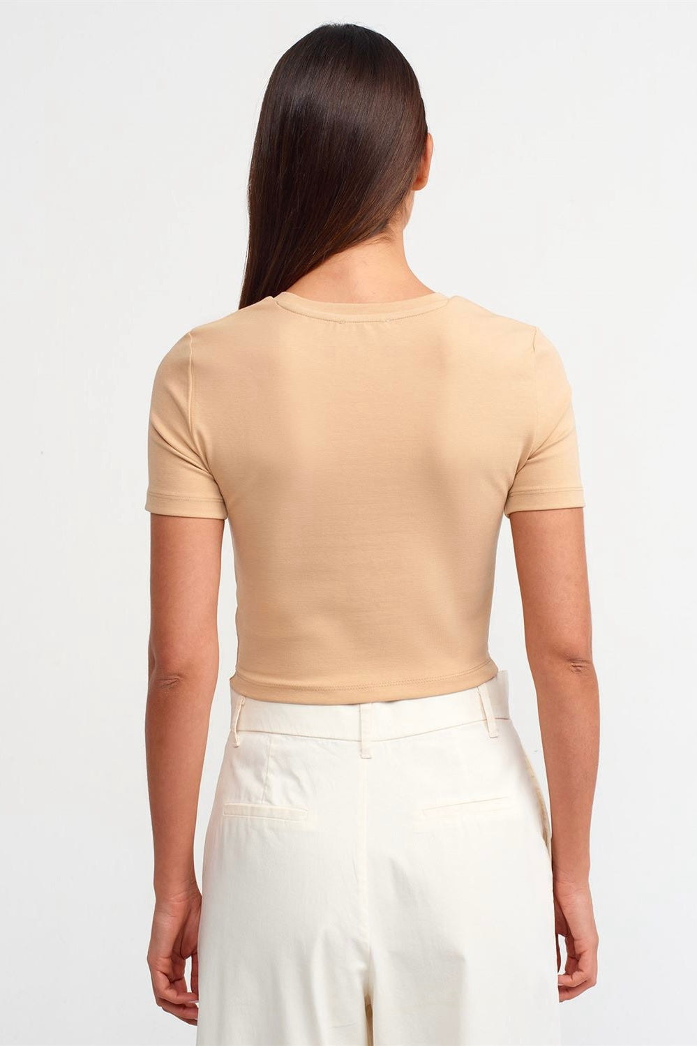 Cotton Cropped T-Shirt
