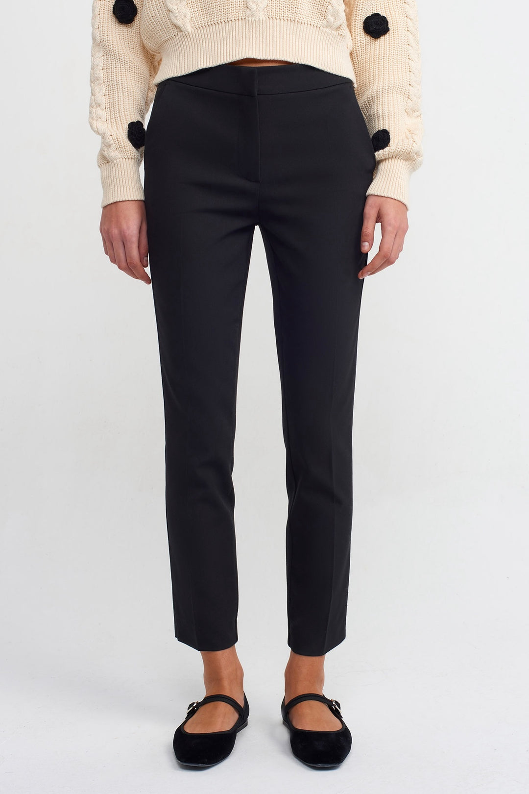 Slim Straight Pants