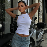 Ribbed Tank Top In Colors