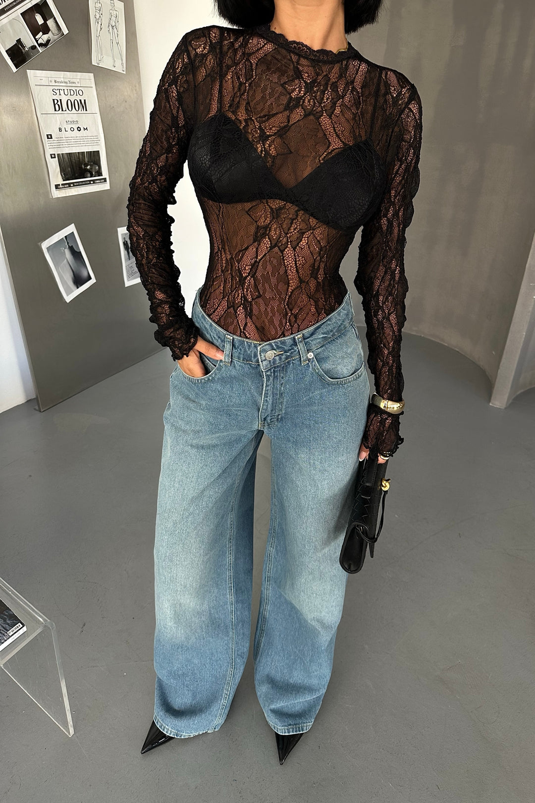 Wide Leg Baggy Jeans