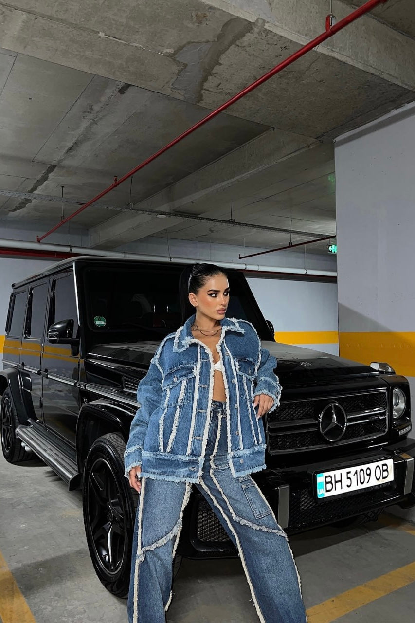 Tassel Jean Jacket