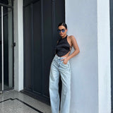 Baggy Boyfriend Light Wash Barrel Jeans