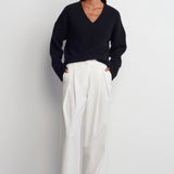 V-Neck Knit Sweater