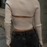 Hook Closure Cardigan