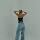 Ultra Cargo Strap Jeans