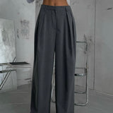 Wide Leg Pleated Pants