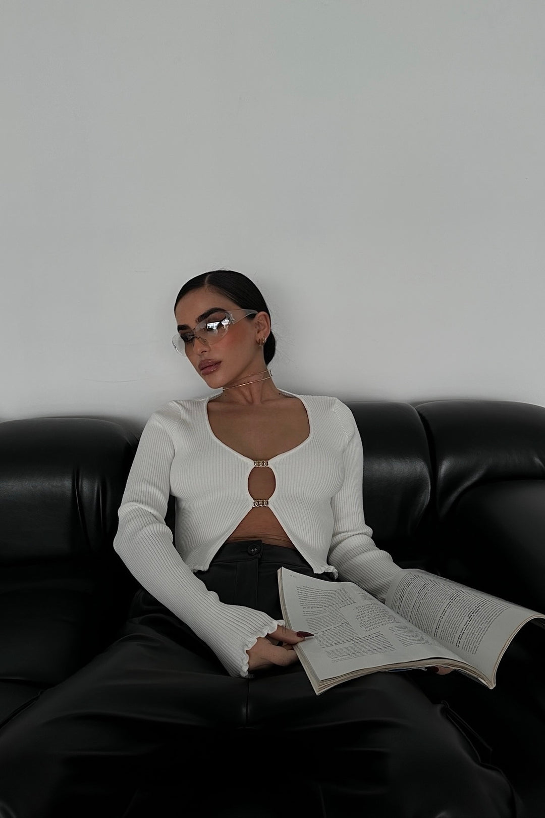 Chain Connect Mini Cardigan