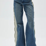 Neon Side Zipper Jeans