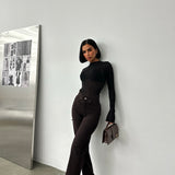 Classic Straight Brown Jeans