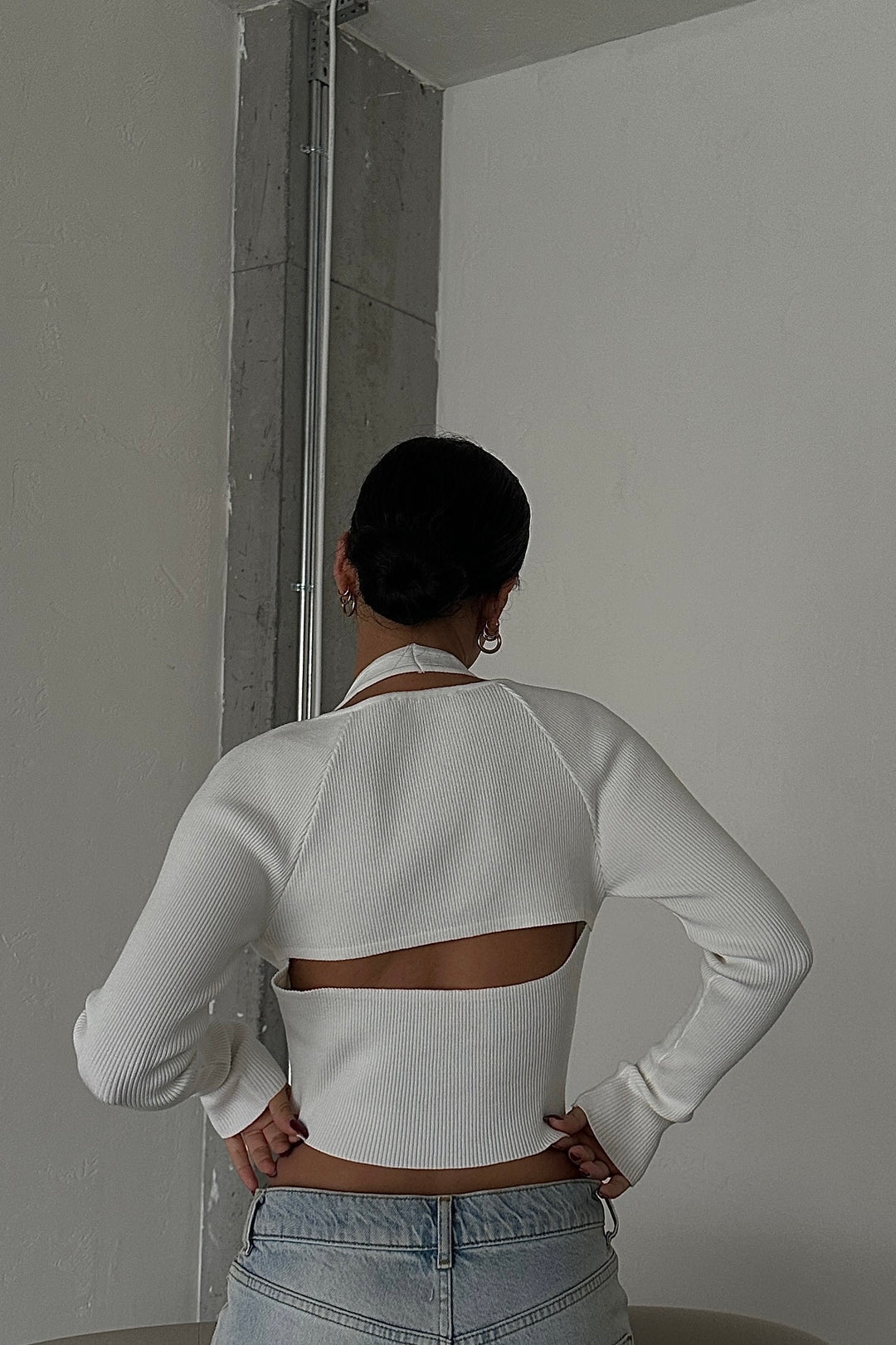 Hook Closure Cardigan