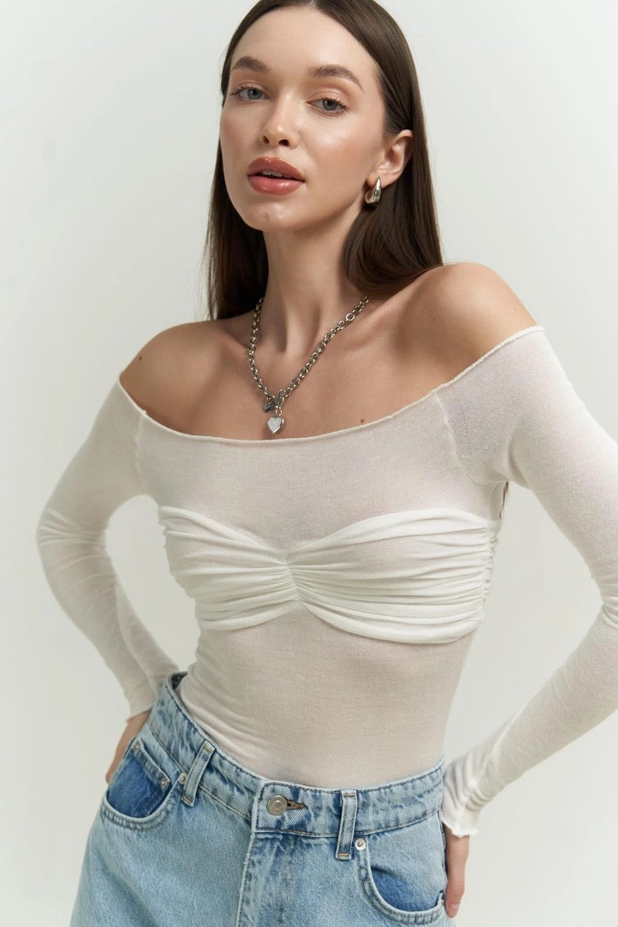 Bralette Style See-Through Top