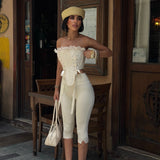 Lace Up Corset Top