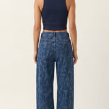 Prism Print Baggy Jean