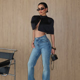 High Rise Bootcut Jean
