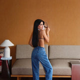 Snap Clip Embellished Jean