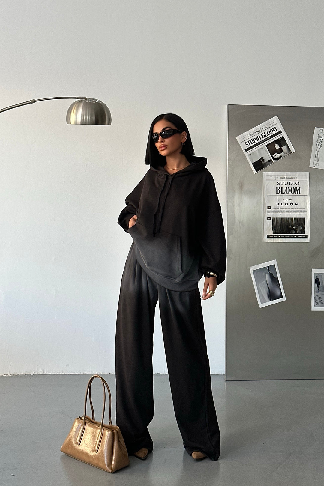 Ombre Oversized Sweat Set