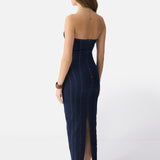 The Corset Denim Dress