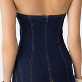 The Corset Denim Dress