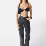 Side Cut Out Jeans