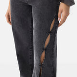 Side Cut Out Jeans