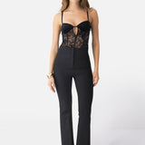 Double High Rise Flared Pants