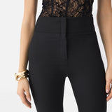 Double High Rise Flared Pants