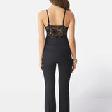 Double High Rise Flared Pants