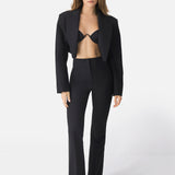 Double High Rise Flared Pants
