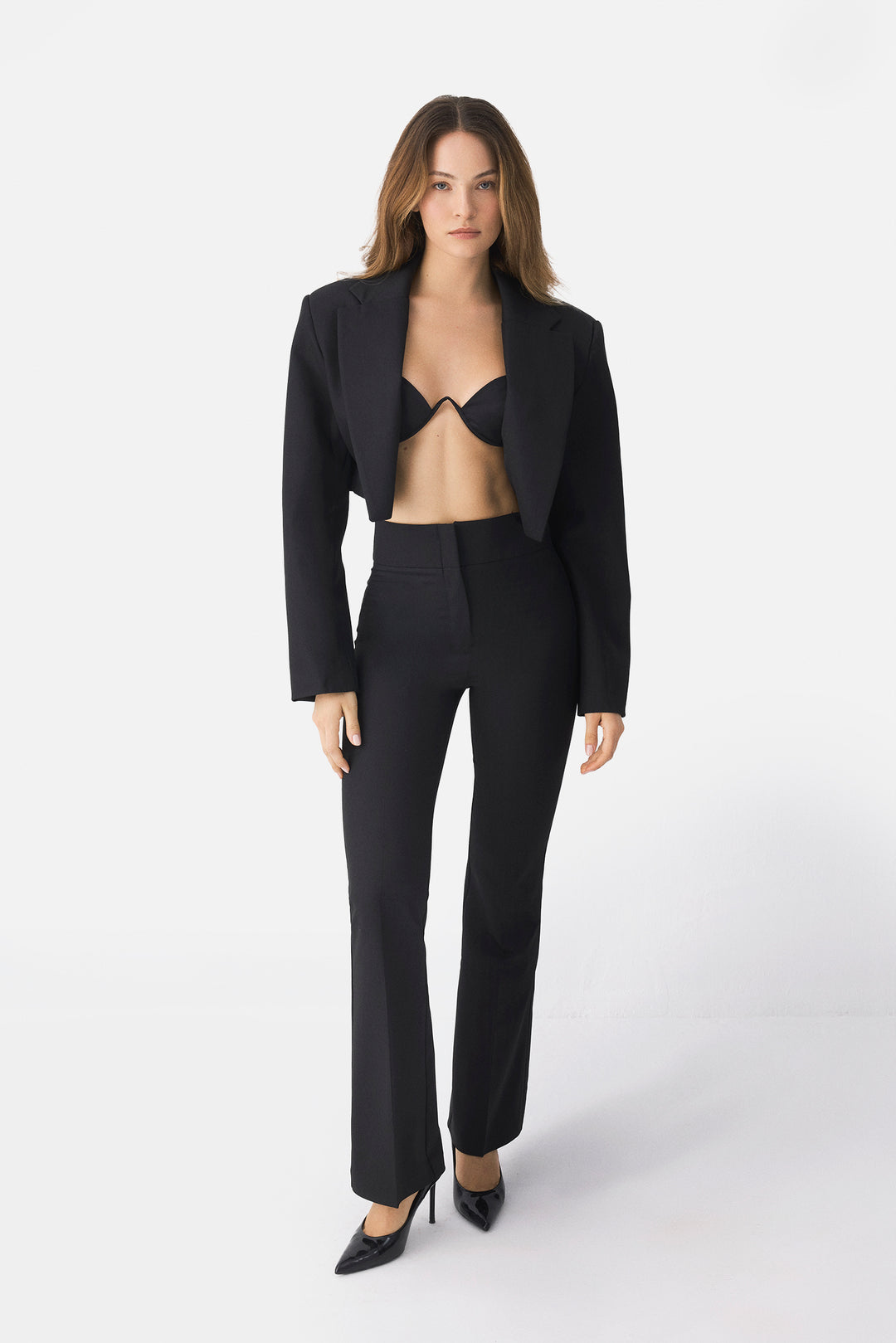 Double High Rise Flared Pants