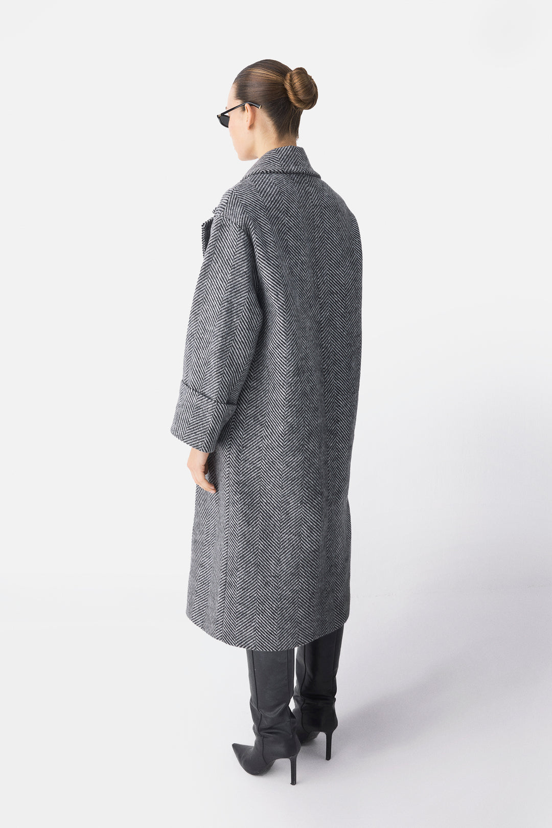 Herringbone Oversize Coat