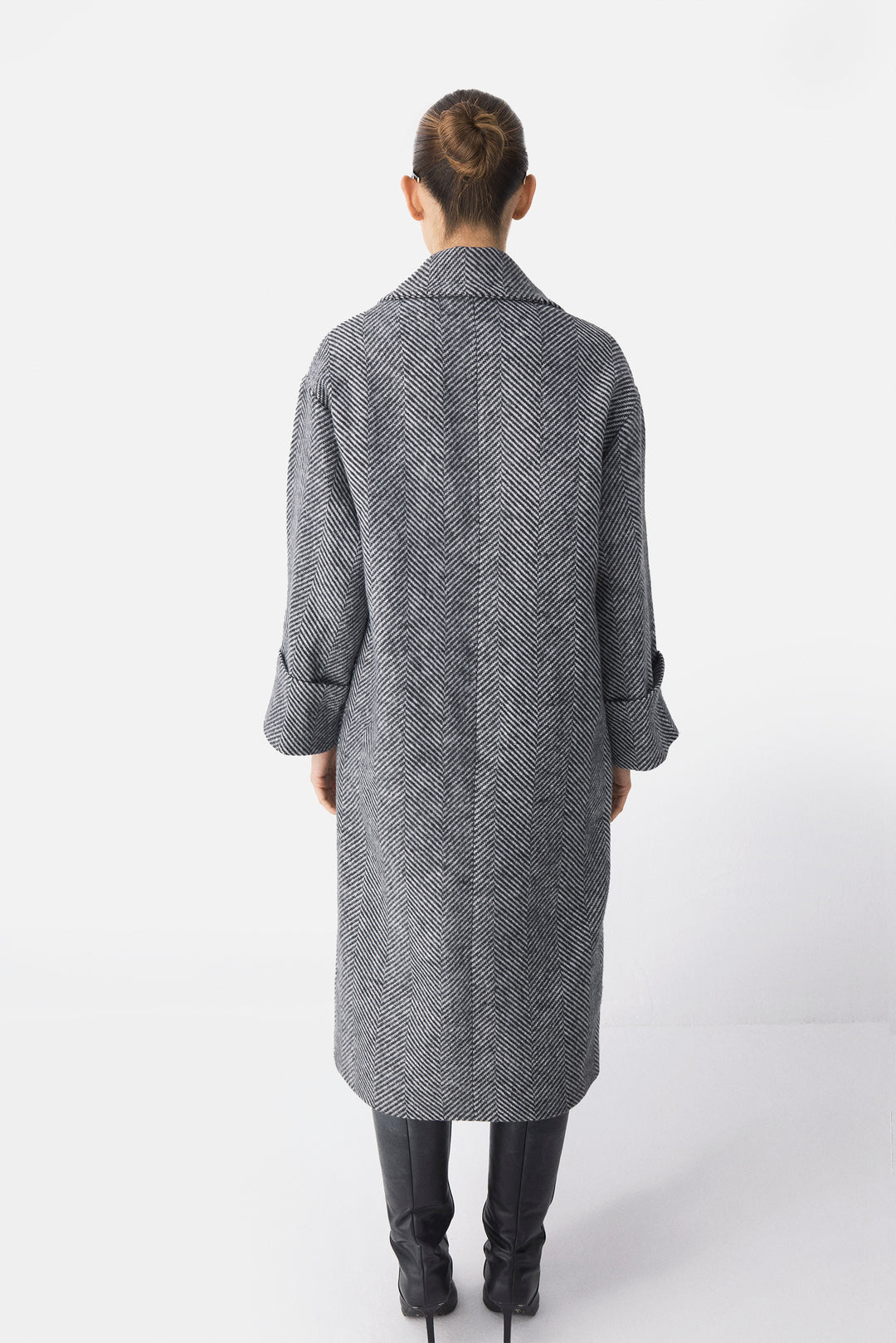 Herringbone Oversize Coat