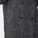 Double Breasted Long Straight Coat