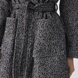 The Raven Herringbone Coat