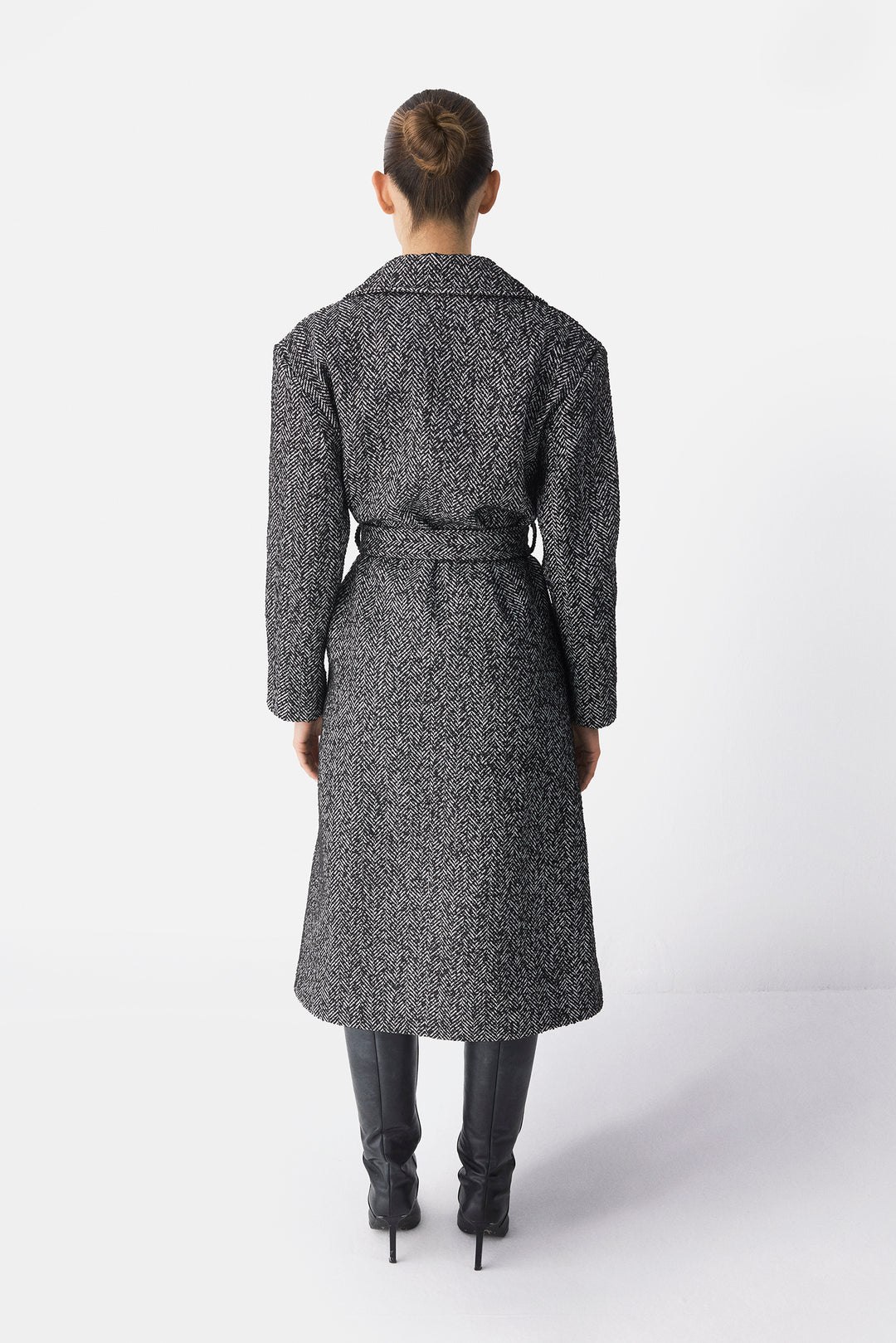 The Raven Herringbone Coat