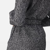 The Raven Herringbone Coat