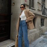 High Waist Palazzo Jeans