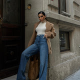 High Waist Palazzo Jeans