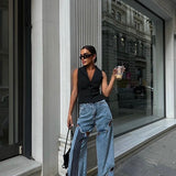 Urban Stripe Oversized Jeans