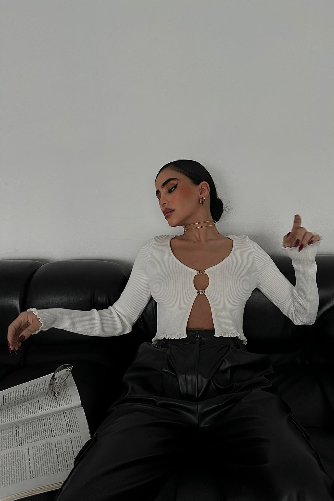 Chain Connect Mini Cardigan