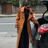 Premium Longline Belted Coat