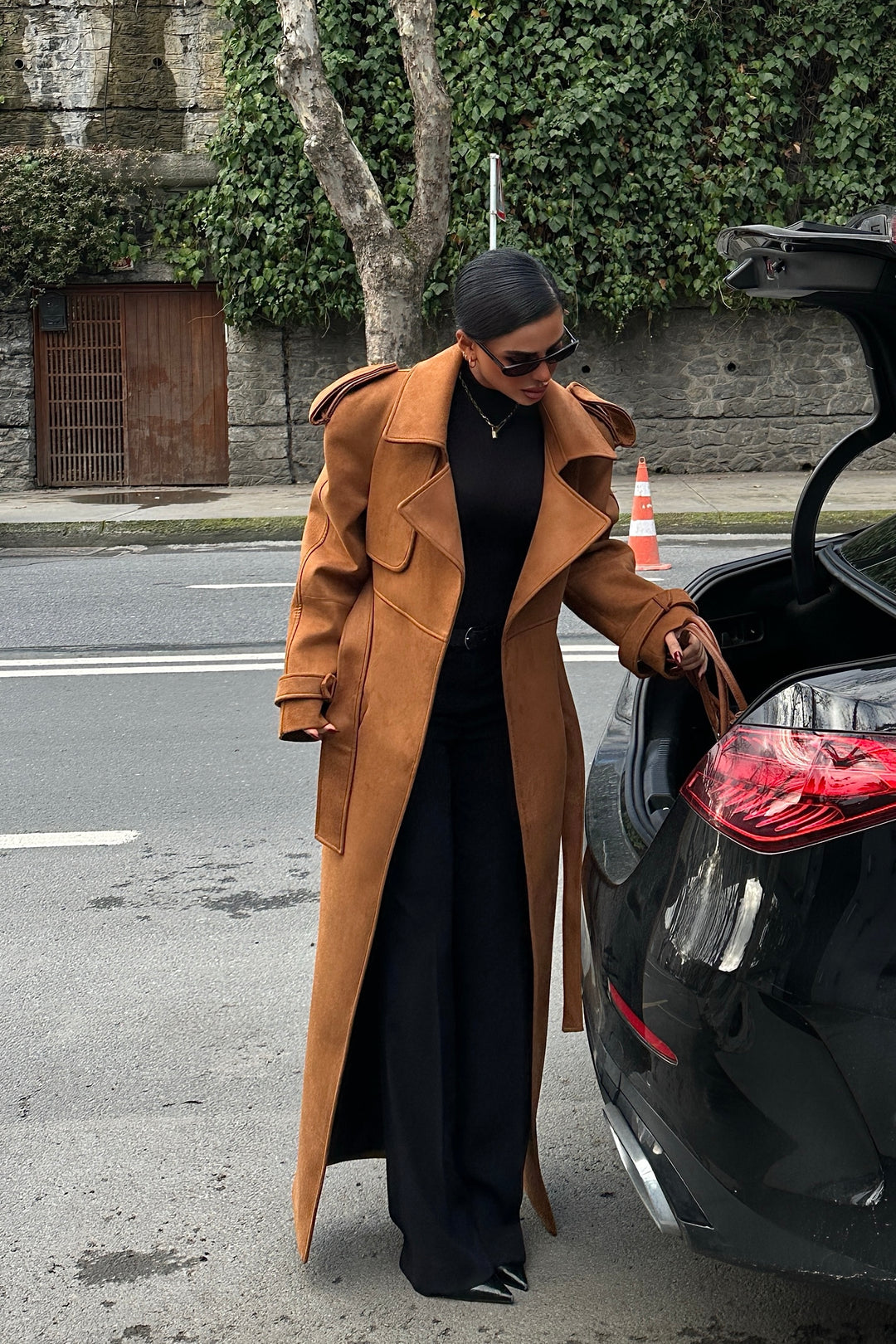 Premium Longline Belted Coat